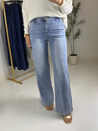 Nova High Rise Wide Leg Jean - Risen