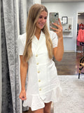 Spritz of Style Wrap Front Dress