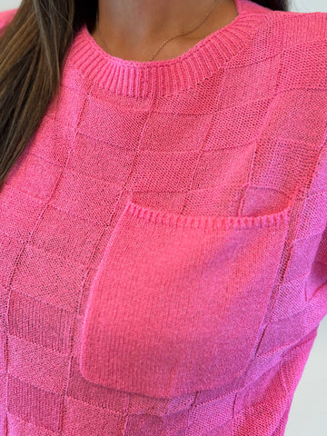 Check on It Knit Top