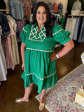 Trendy Touch Tiered Dress - Plus
