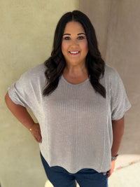 Classic Lines Ribbed Top - Plus