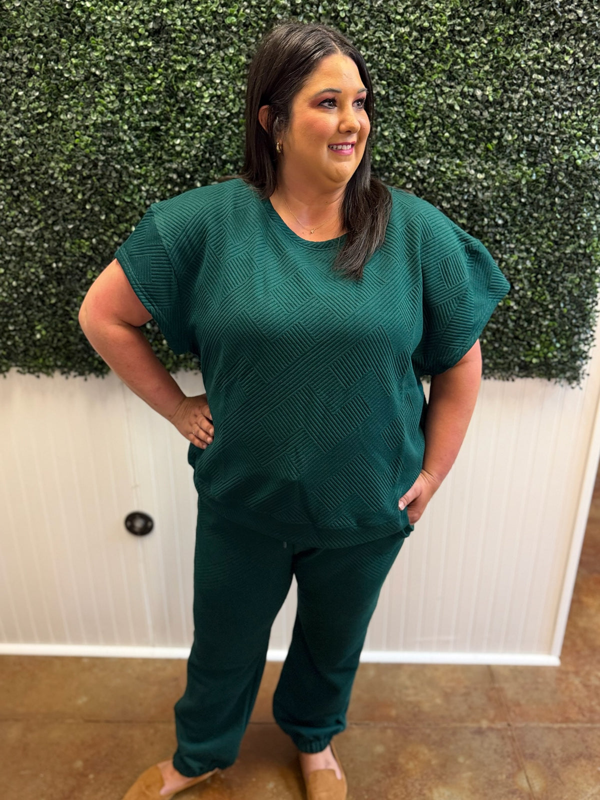 Structured Flow Pant Set - Plus