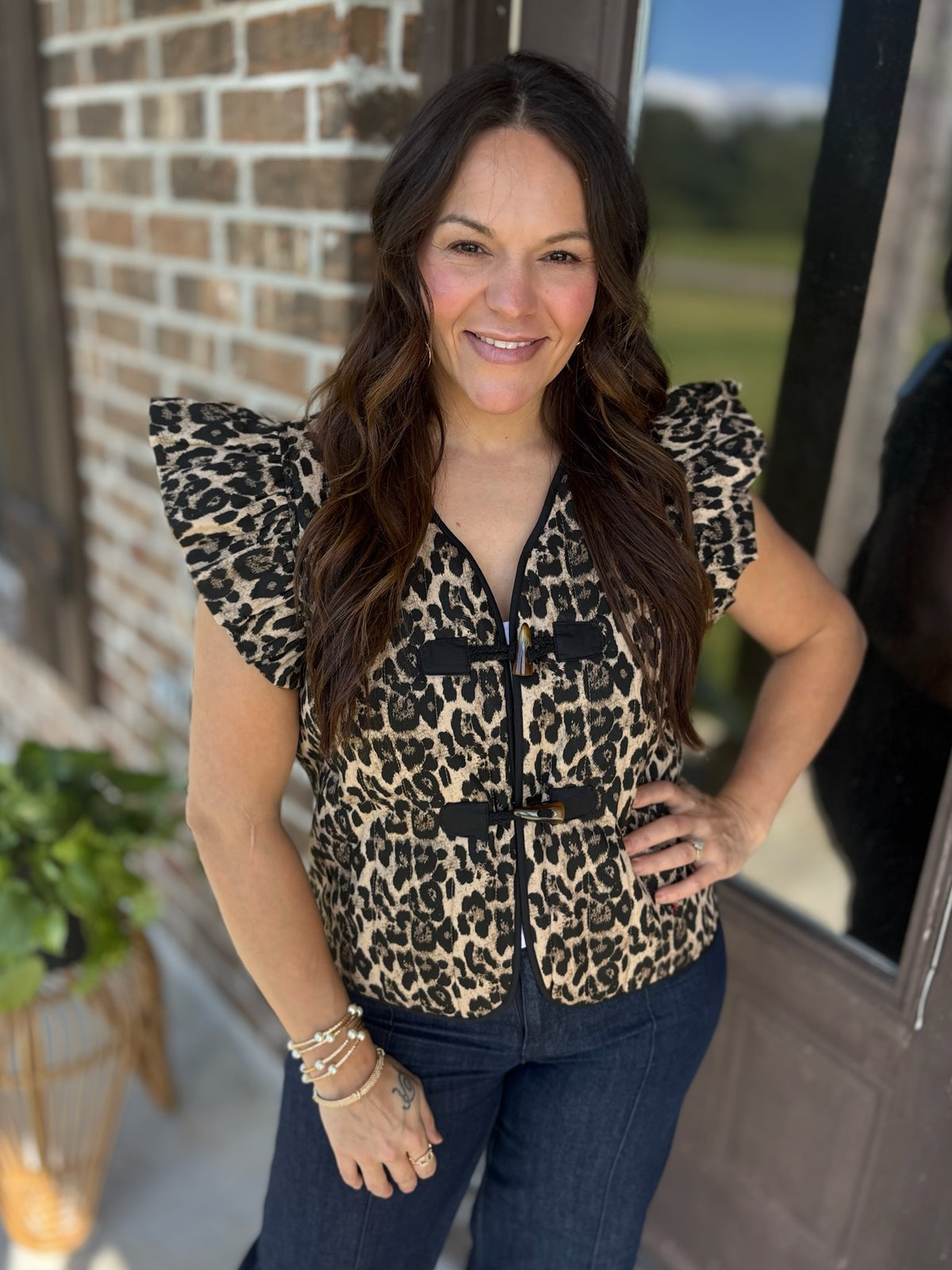 Bold Spirit Leopard Vest