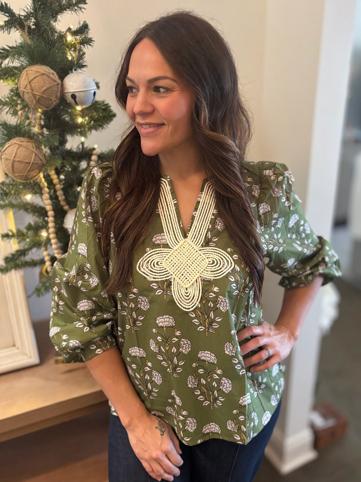 Woven Whispers Blouse