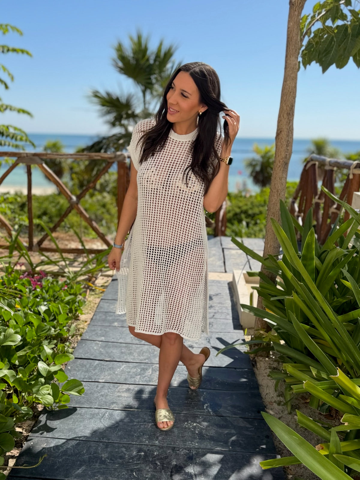 Open Seas Knit Cover-Up