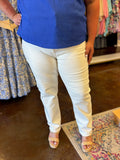 Cream Skinny Jean - Risen (Plus)