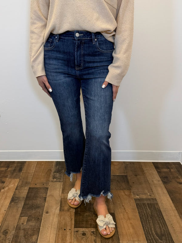 Kalla Crop Flare Jean - Risen