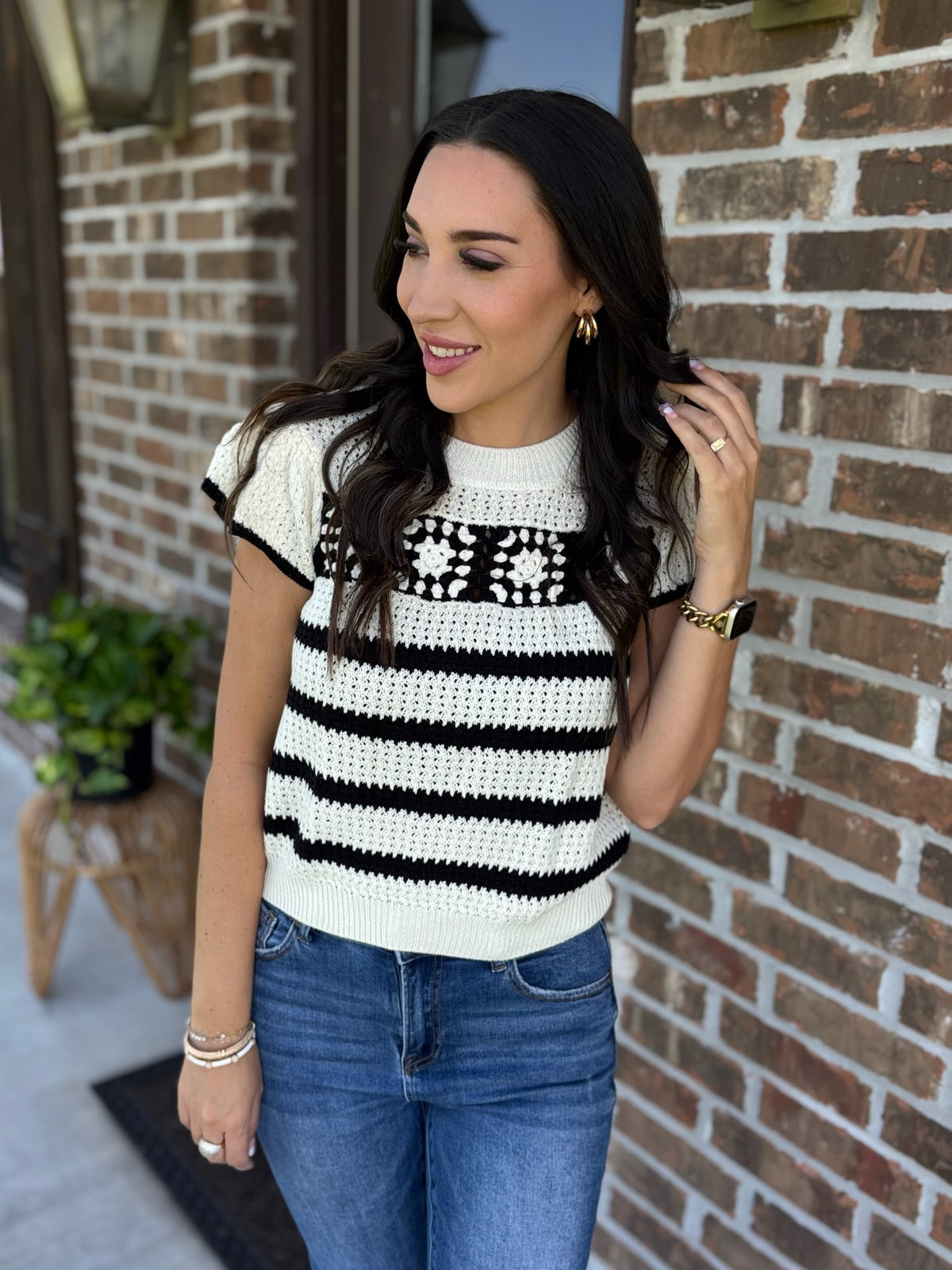 Quite Contrary Crochet Top