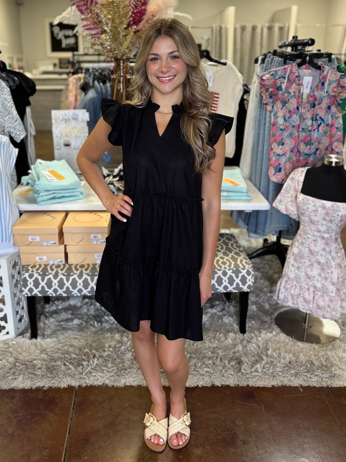 Reina Ruffled Dress