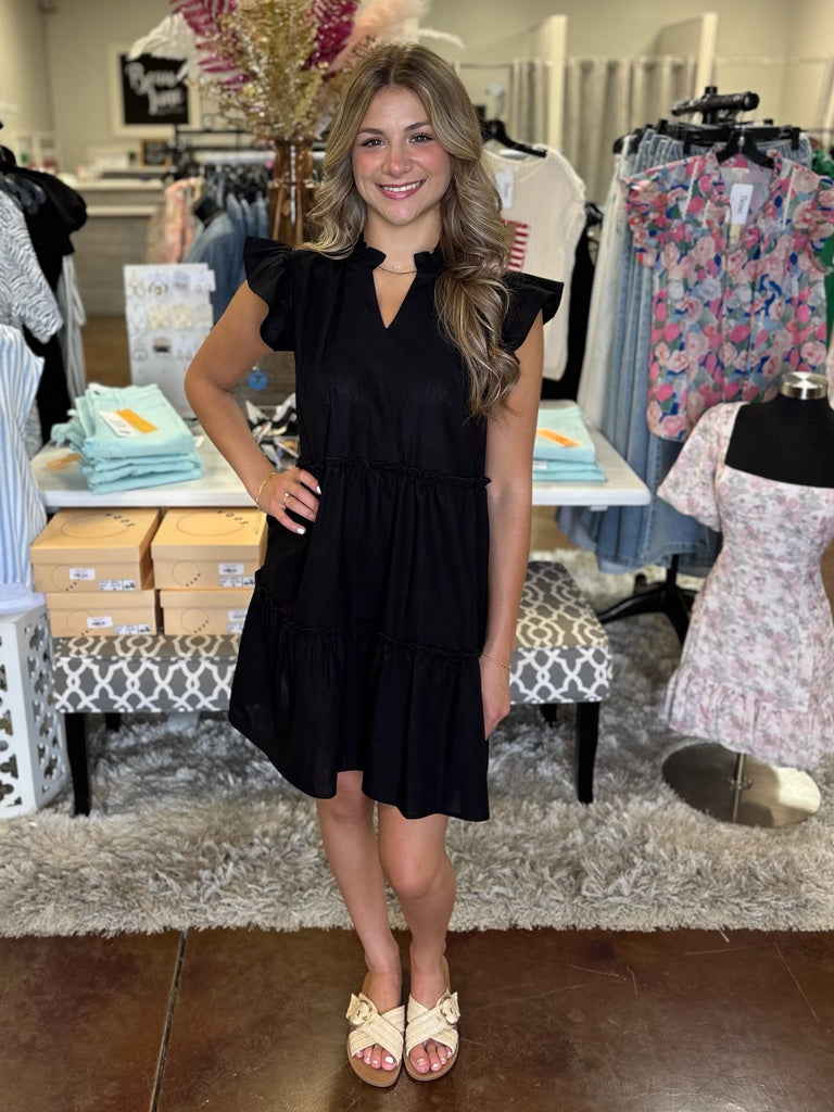 Reina Ruffled Dress