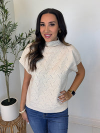 Muted Moment Mock Neck Top