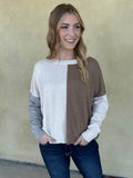 Elise Color Block Sweater