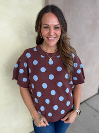 Seeing Spots Sweater Top