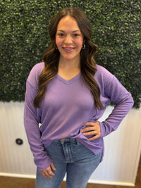 Coffee Break Ribbed Top