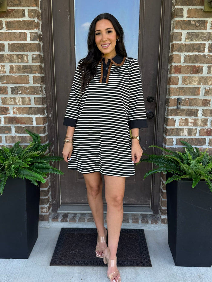 In the Details Striped Dress