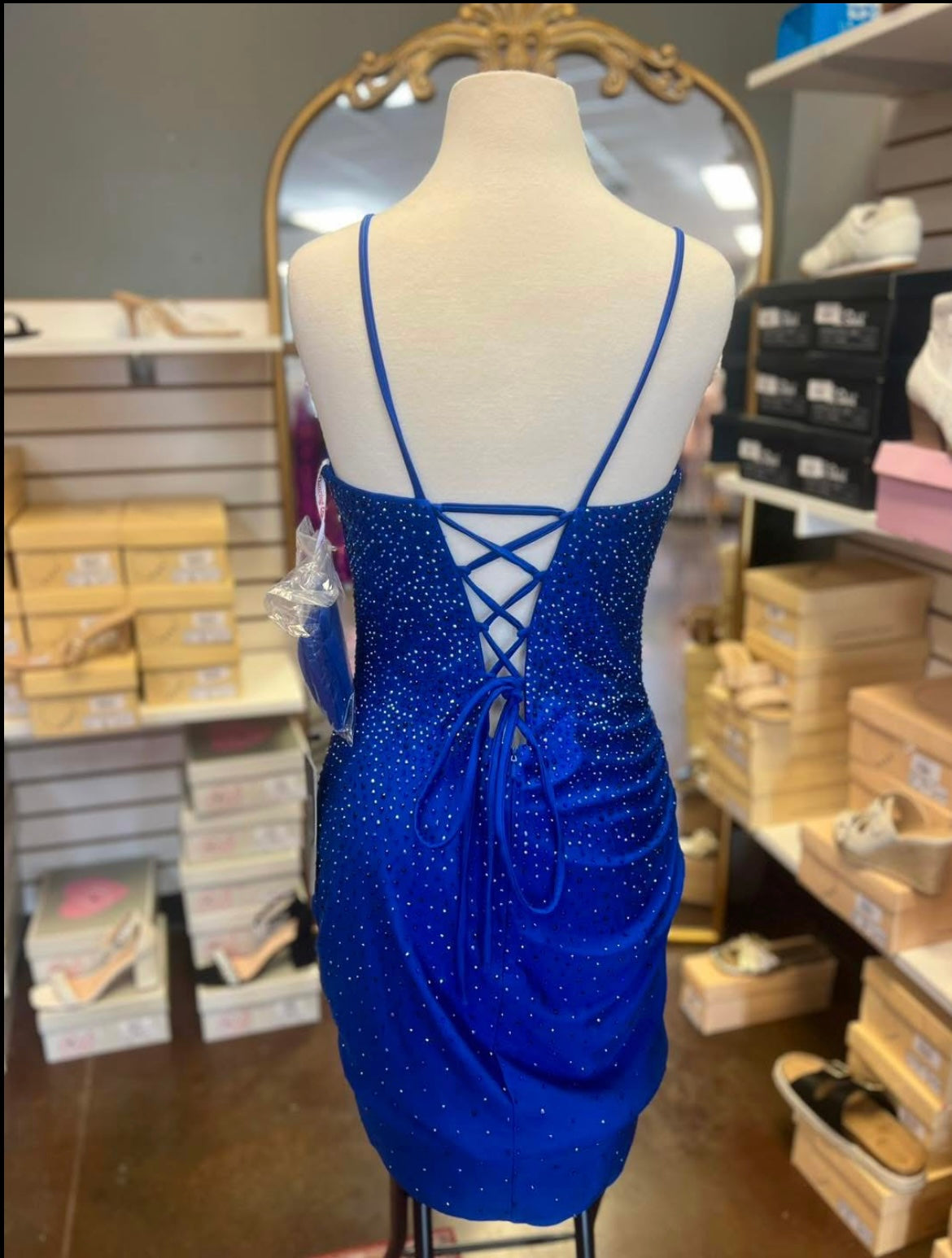 Adriana Rhinestone Dress