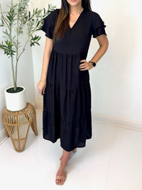 Poised Path Tiered Dress