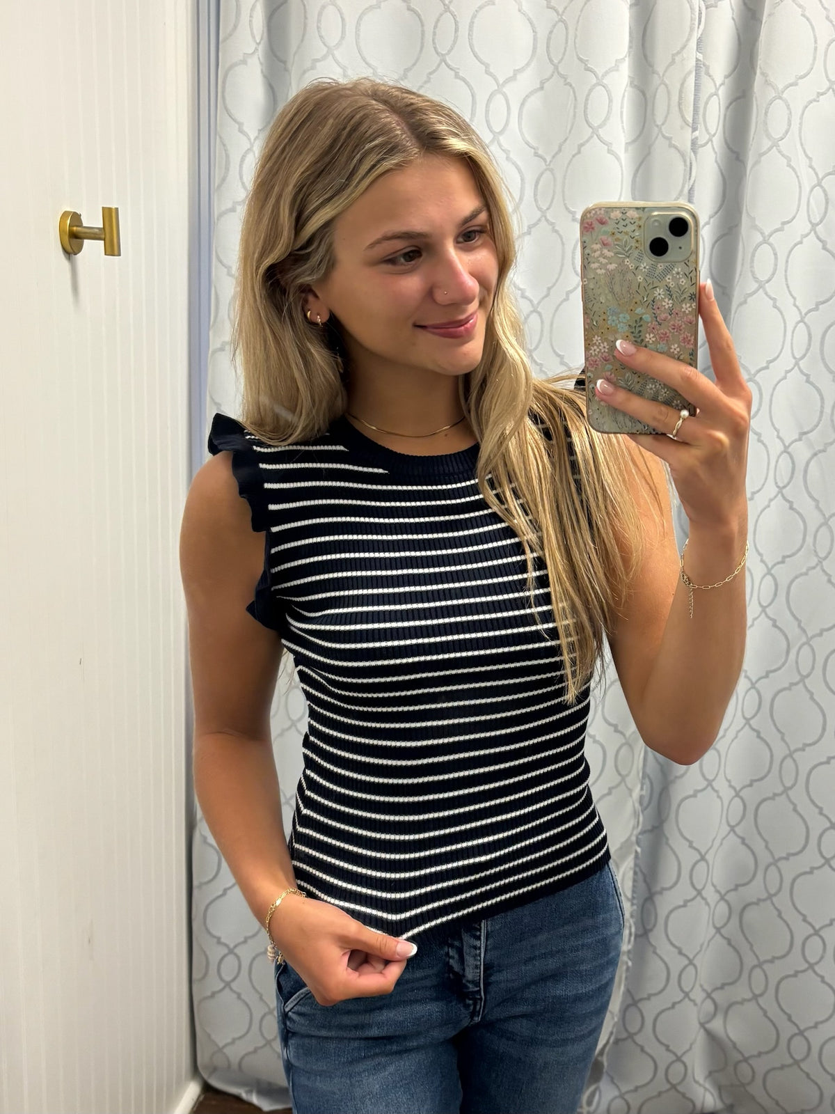 Cafe Cutie Cap Sleeve Top