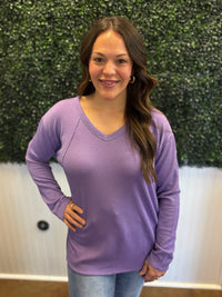 Coffee Break Ribbed Top