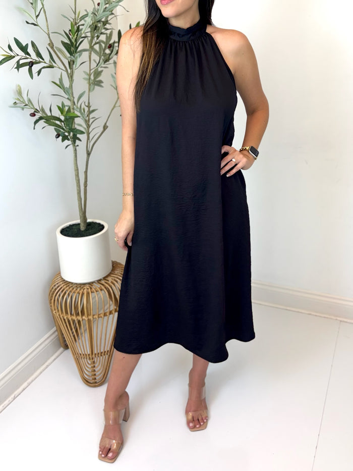 Chic Intentions Halter Neck Dress