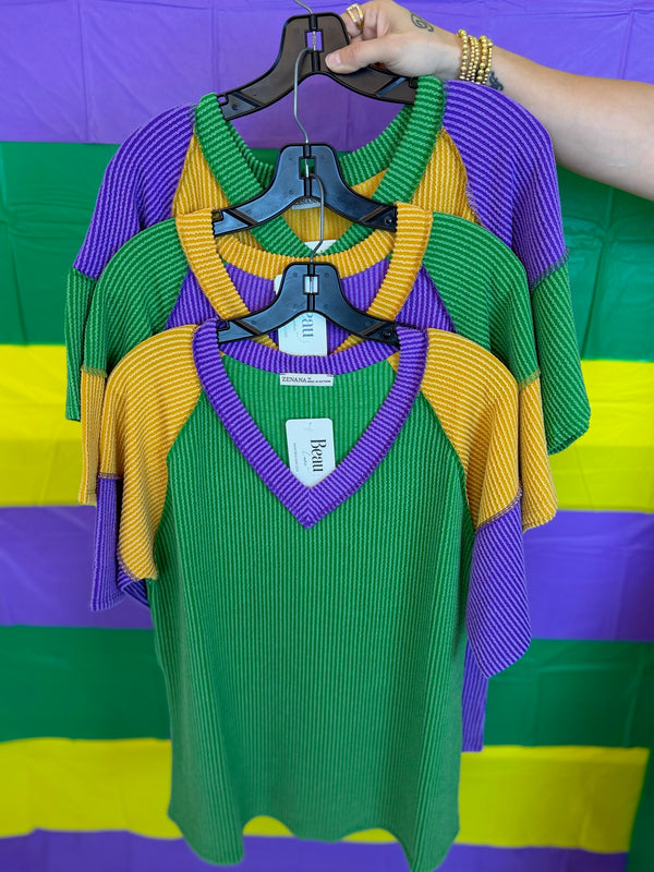 Parade Route Ribbed Top