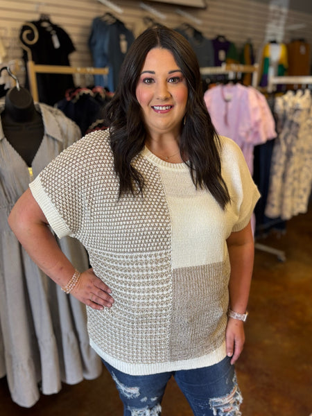 Take me Away Knit Top - Plus