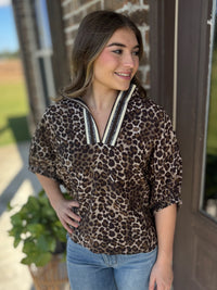 Untamed Instincts Leopard Top