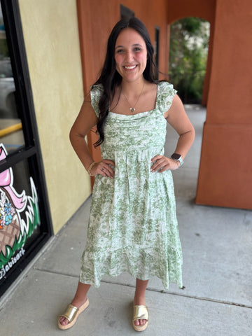 Enchanted by You Floral Dress