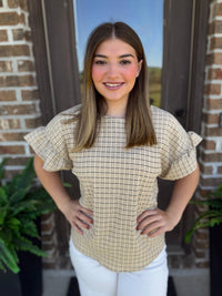 Pretty Little Plaid Top