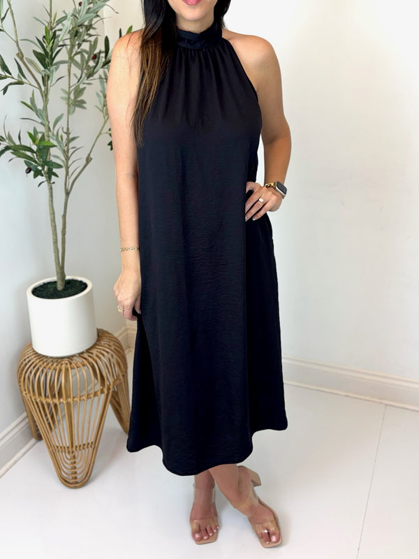 Chic Intentions Halter Neck Dress