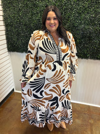 Sienna Horizon Maxi Dress - Plus