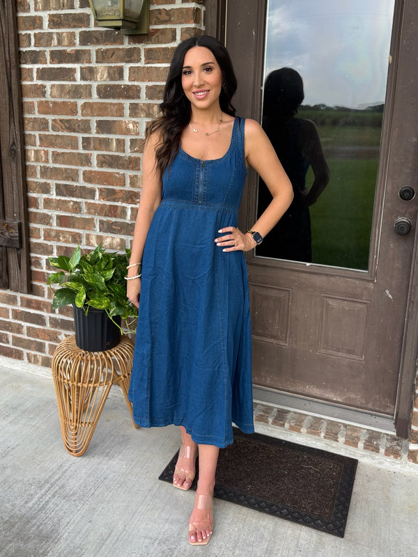 Modern Grace Midi Dress