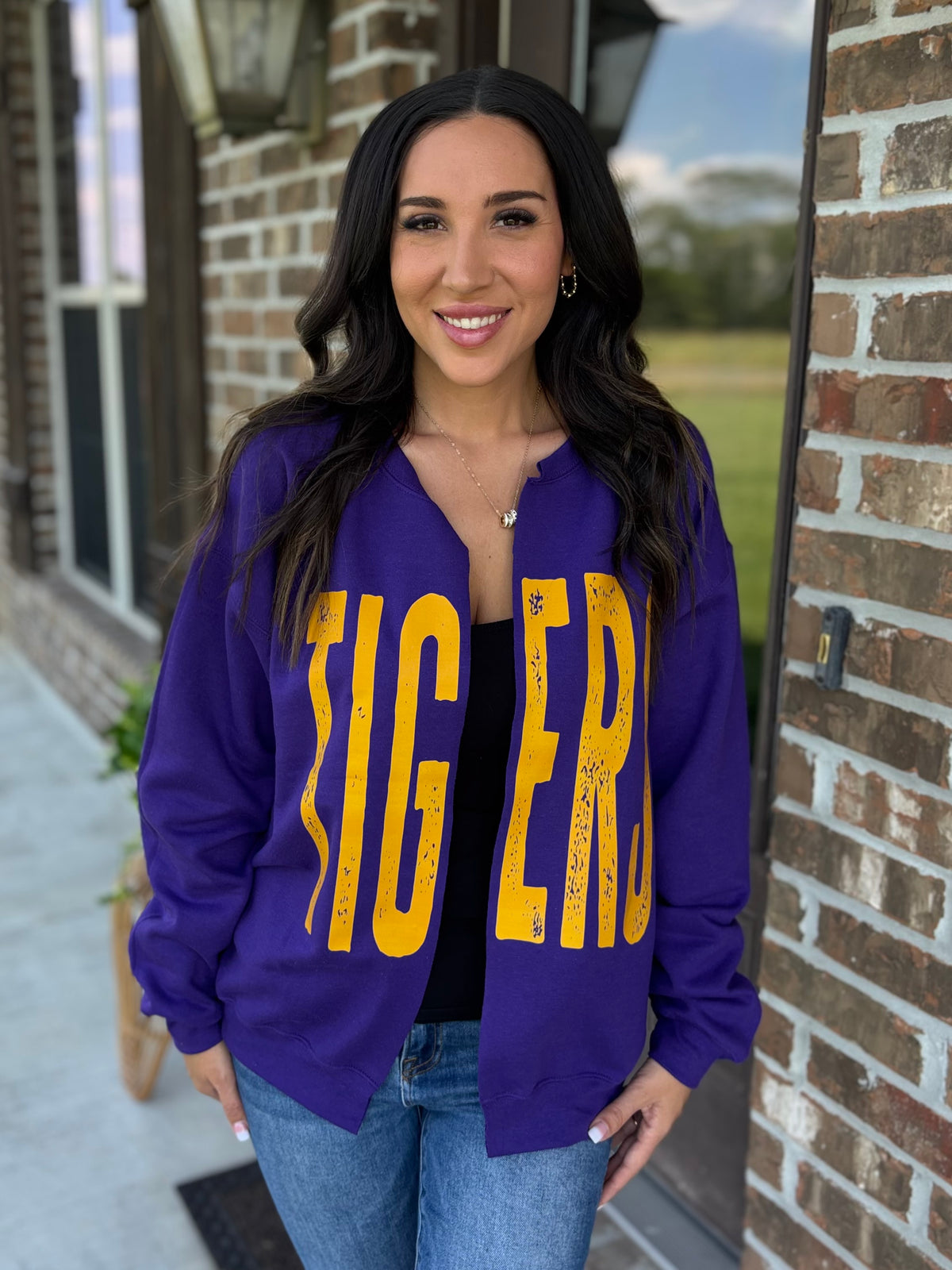 Tigers Crew Cardi (PREORDER)