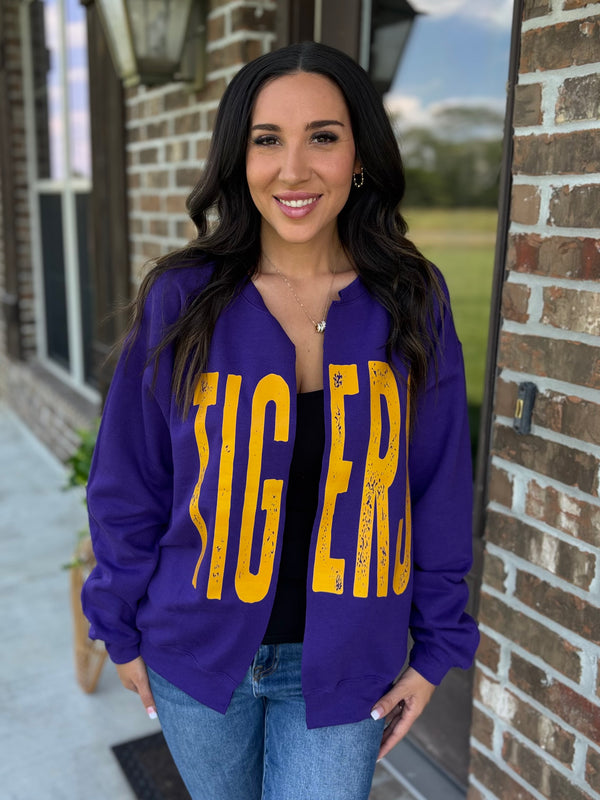 Tigers Crew Cardi (PREORDER)