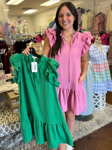 Party Mode Ruffle Dress