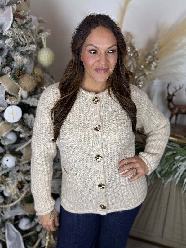 Woven Warmth Cardigan