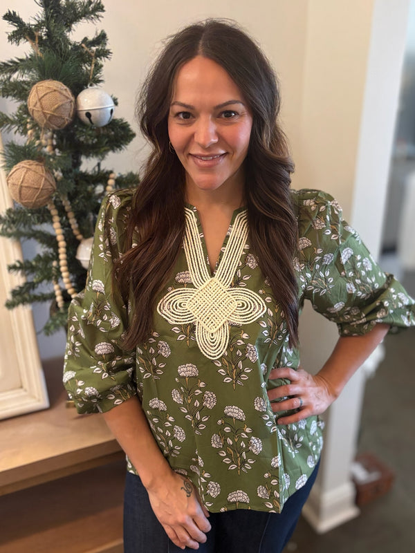 Woven Whispers Blouse