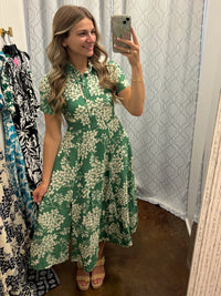 Flirty Foliage Dress