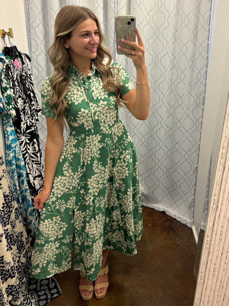 Flirty Foliage Dress