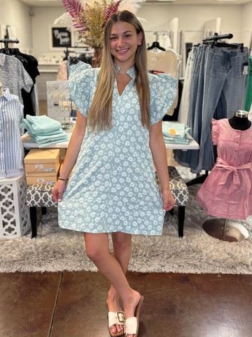 Pastel Poem Embroidered Dress