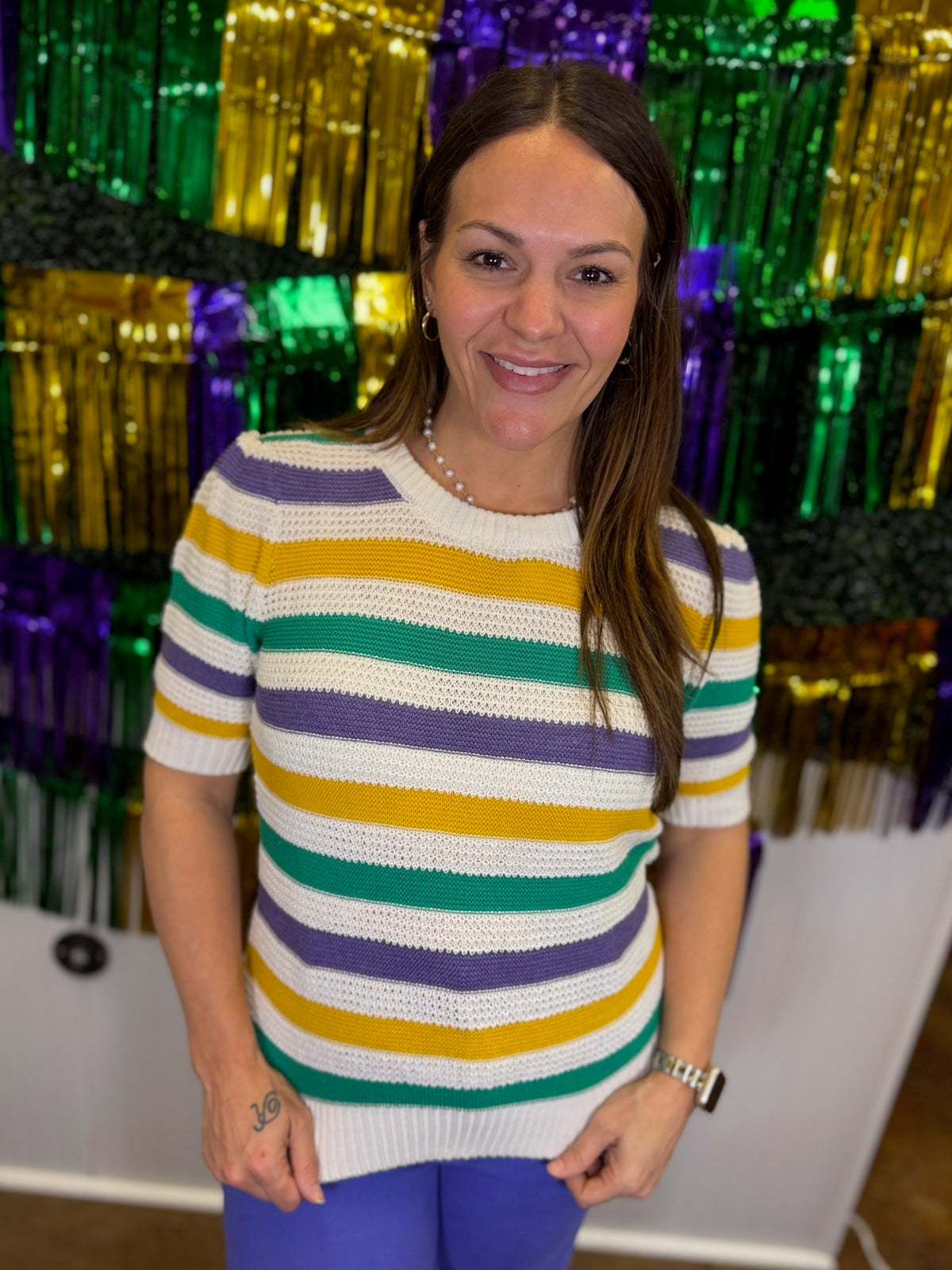 French Quarter Striped Top