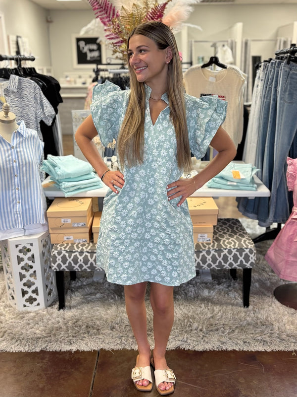 Pastel Poem Embroidered Dress