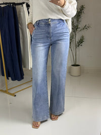 Nova High Rise Wide Leg Jean - Risen