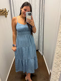 All Smiles Chambray Dress