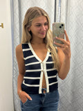 Beachside Striped Vest