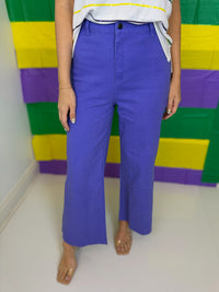 Wide Leg Stretch Denim