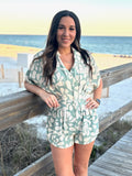 Wild Love Floral Romper