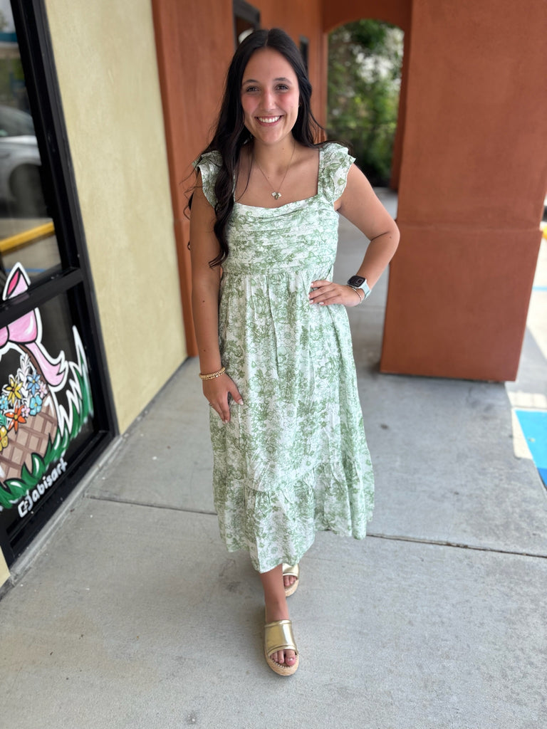 Enchanted by You Floral Dress