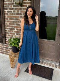 Modern Grace Midi Dress
