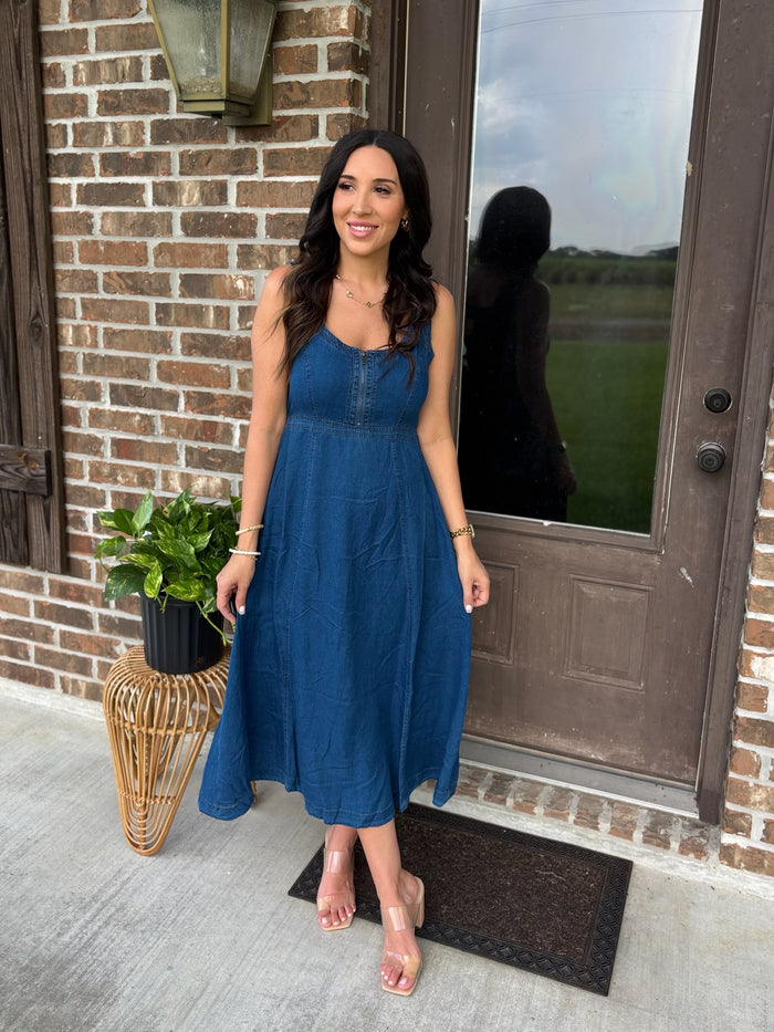 Modern Grace Midi Dress